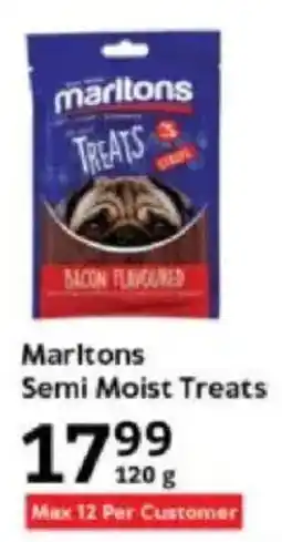 Oxford Freshmarket Marltons Semi Moist Treats offer