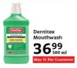 Oxford Freshmarket Dentitex Mouthwash offer