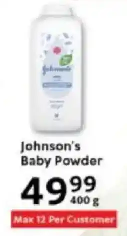 Oxford Freshmarket Johnson's Baby Powder offer