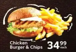 Oxford Freshmarket Chicken Burger & Chips offer