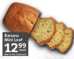 Oxford Freshmarket Banana Mini Loaf offer