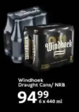 Oxford Freshmarket Windhoek Draught Cans/NRB offer
