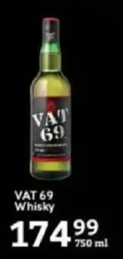 Oxford Freshmarket VAT 69 Whisky offer
