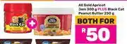 Game All Gold Apricot Jam 300g Plus Black Cat Peanut Butter 250g-For Both offer
