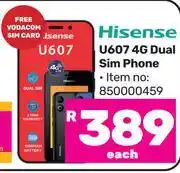 Game Hisense U607 4G Dual Sim Phone 850000459 offer
