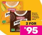 Game Bokomo Pronutro (Chocolate Or Original)-For 2 x 500g offer