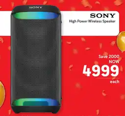 Makro SONY High Power Wireless Speaker offer