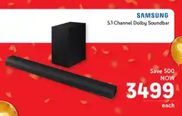 Makro SAMSUNG 5.1 Channel Dolby Soundbar offer