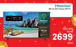 Makro Hisense 80cm 32" Smart HD TV offer