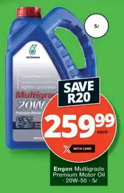 Checkers Hyper Engen Multigrade Premium Motor Oil offer