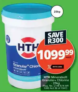 Checkers Hyper HTH Mineralsoft Granular+ Chlorine offer