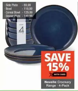 Checkers Hyper Novelle Crockery Range offer