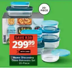 Checkers Hyper Home Discovery Glass Bakeware Set offer