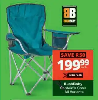 Checkers Hyper BushBaby Captain's Chair offer