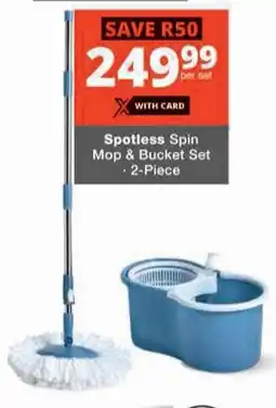 Checkers Hyper Spotless Spin Mop & Bucket Set offer