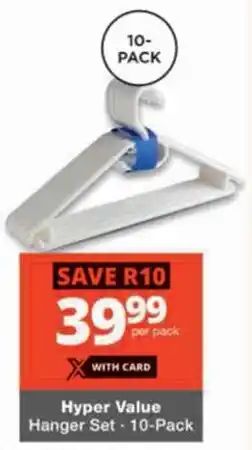 Checkers Hyper Hyper Value Hanger Set offer