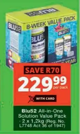 Checkers Hyper Blu52 All-in-One Solution Value Pack offer
