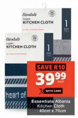 Checkers Hyper Essentials Albania Kitchen Cloth offer