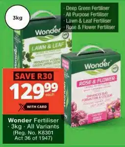 Checkers Hyper Wonder Fertiliser offer
