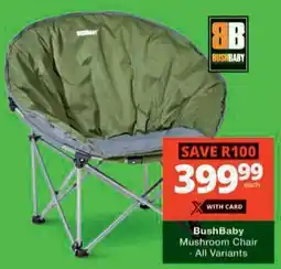 Checkers Hyper BushBaby Mushroom Chair offer