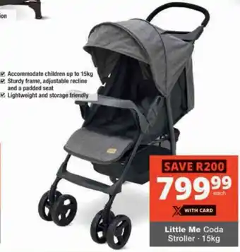 Checkers Hyper Little Me Coda Stroller offer