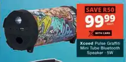 Checkers Hyper Xceed Pulse Graffiti Mini Tube Bluetooth Speaker offer