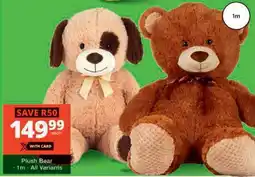 Checkers Hyper Plush Bear offer