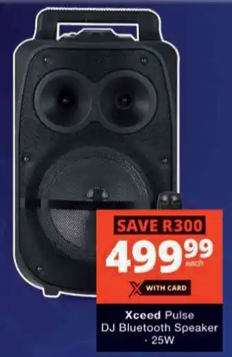 Checkers Hyper Xceed Pulse DJ Bluetooth Speaker offer