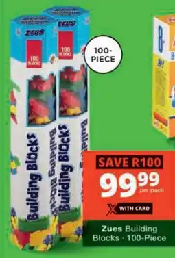 Checkers Hyper Zues Building Blocks offer