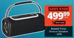Checkers Hyper Xceed Pulse Groove Speaker offer
