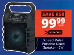 Checkers Hyper Xceed Pulse Portable Disco Speaker offer