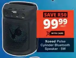 Checkers Hyper Xceed Pulse Cylinder Bluetooth Speaker offer