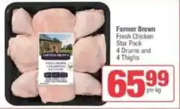 Spar Farmer Brown Fresh Chicken Star Pack Drums and Thighs offer