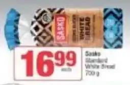 Spar Sasko Standard White Bread offer
