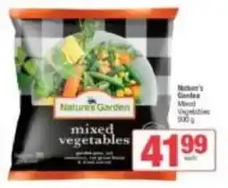 Spar Nature's Garden Mixed Vegetables offer