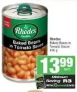 Spar Rhodes Baked Beans in Tomato Sauce offer