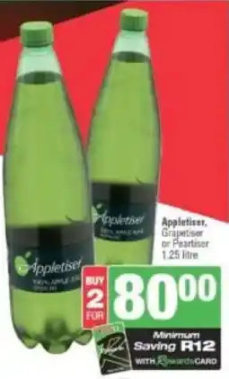 Spar Appletiser, Grapetiser or Peartiser offer