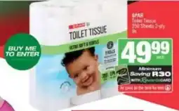 Spar SPAR Toilet Tissue 350 Sheets 2-ply offer