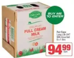 Spar Fair Cape Long Life UHT Milk Assorted offer