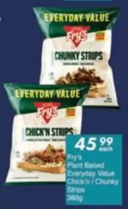 President Hyper Fry's Plant Based Everyday Value Chick'n/ Chunky Strips offer