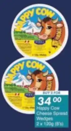 President Hyper Happy Cow Cheese Spread Wedges offer