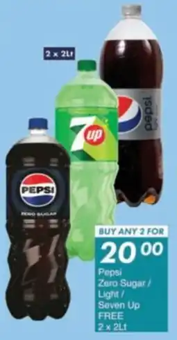 President Hyper Pepsi Zero Sugar/ Light/ Seven Up offer