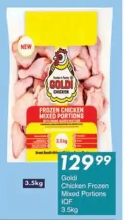 President Hyper Goldi Chicken Frozen Mixed Portions IQF offer