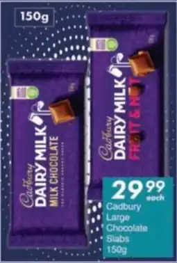 President Hyper Cadbury Large Chocolate Slabs offer