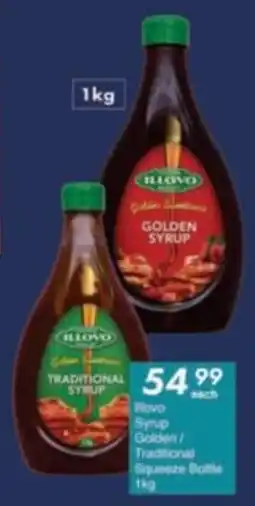 President Hyper Illovo Syrup Golden/ Traditional Squeeze Bottle offer