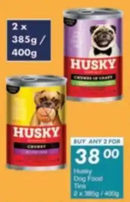 President Hyper Husky Dog Food Tins offer