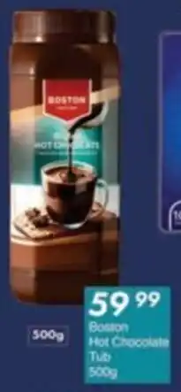President Hyper Boston Hot Chocolate Tub offer