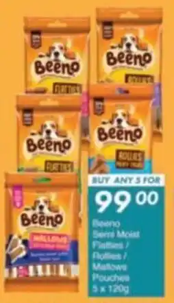 President Hyper Beeno Semi Moist Flatties/ Rollies/ Mallows Pouches offer