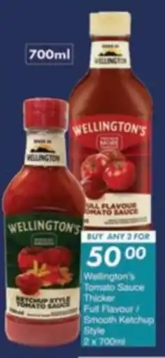 President Hyper Wellington's Tomato Sauce Thicker Full Flavour/ Smooth Ketchup Style offer