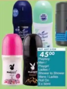 President Hyper Playboy Men/ Playgirl Ladies/ Shower to Shower Men/ Ladies Roll On offer